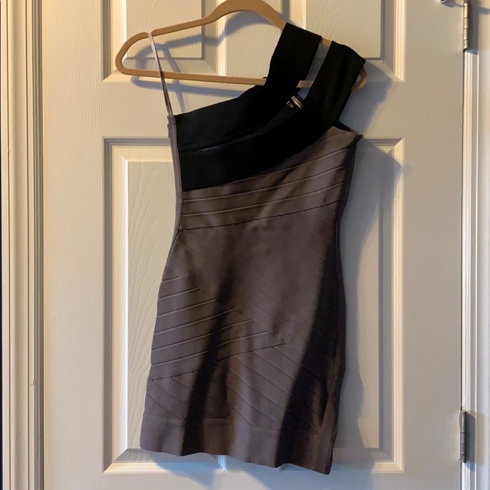 One shoulder bandage dress